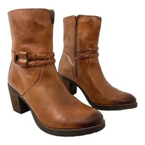 Umberto Raffini Womens Size 38 US 7.5 Verona Brown Leather Boots